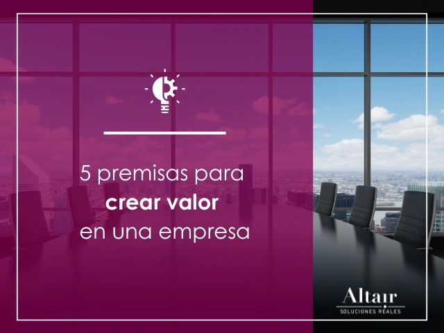 Crear valor en una empresa