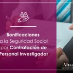 Bonificaciones por personal investigador