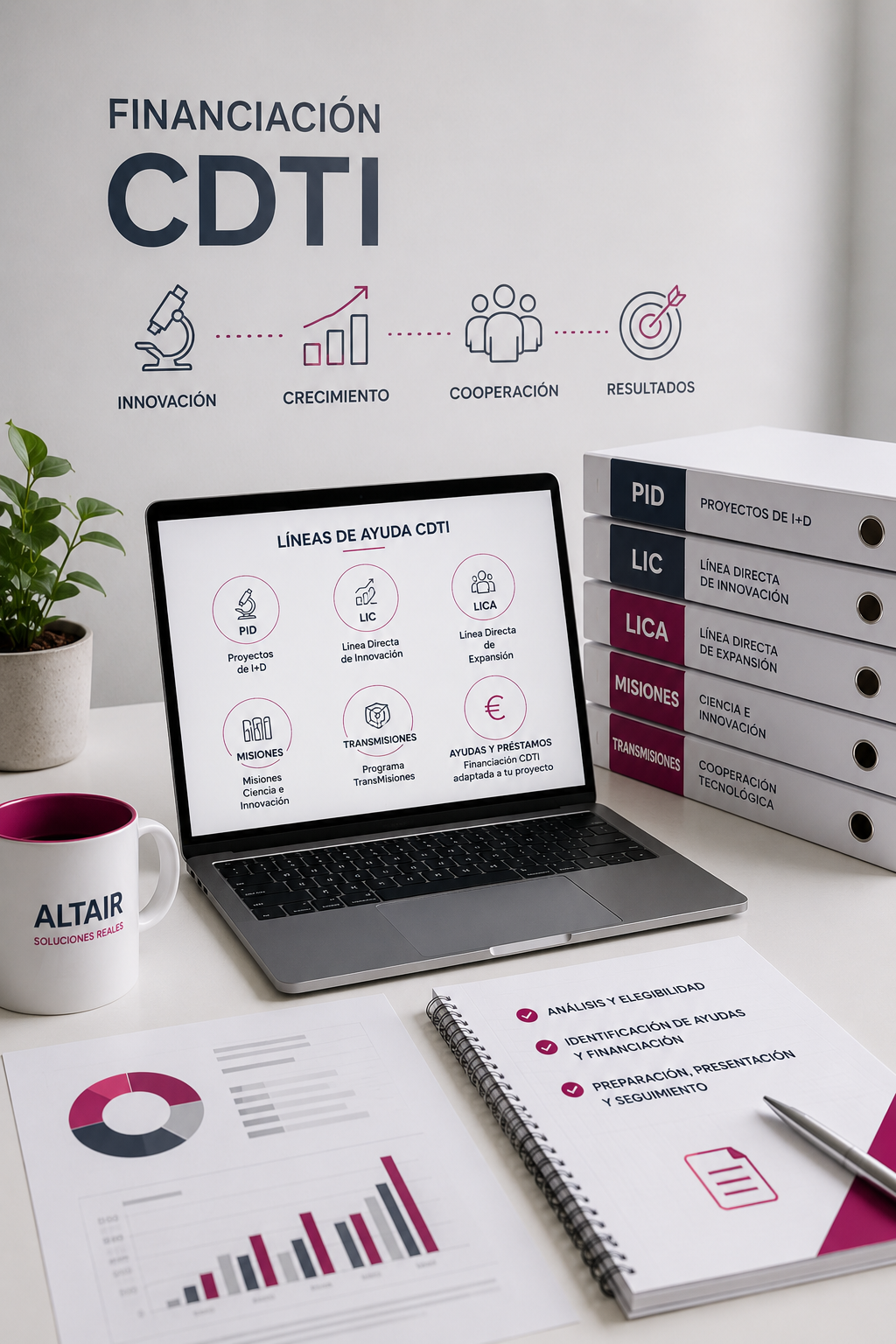 Servicio de consultoría y gestión de ayudas CDTI