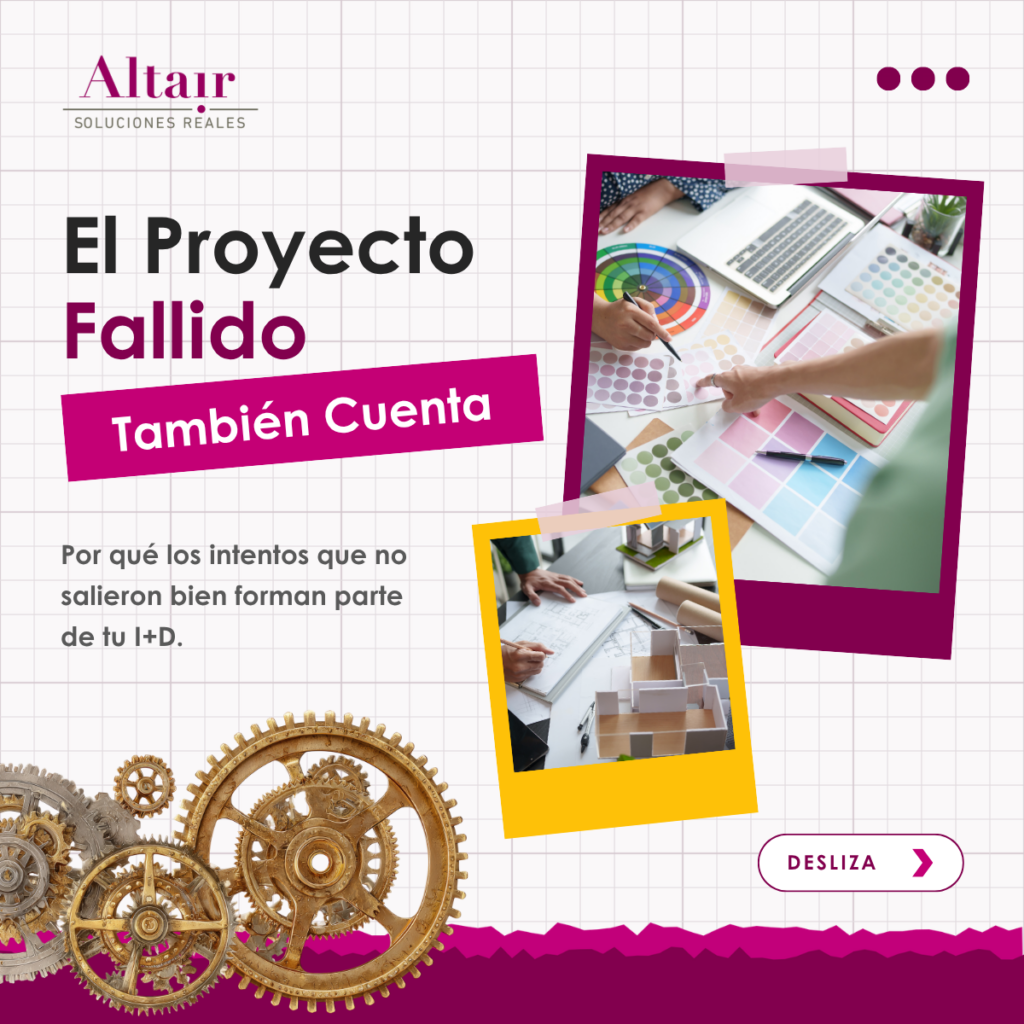 El proyecto fallido también cuenta: los ensayos que no salieron bien y la I+D