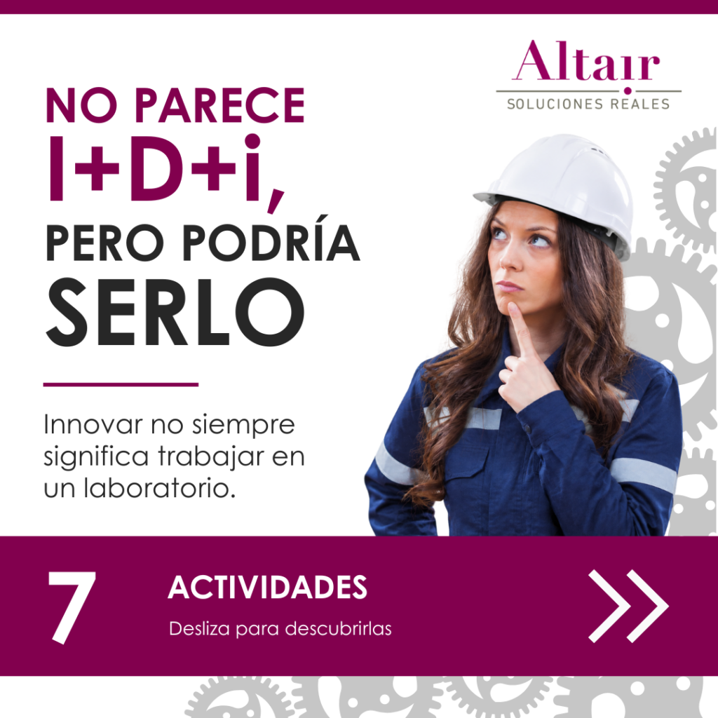 No parece I+D+i pero podría serlo