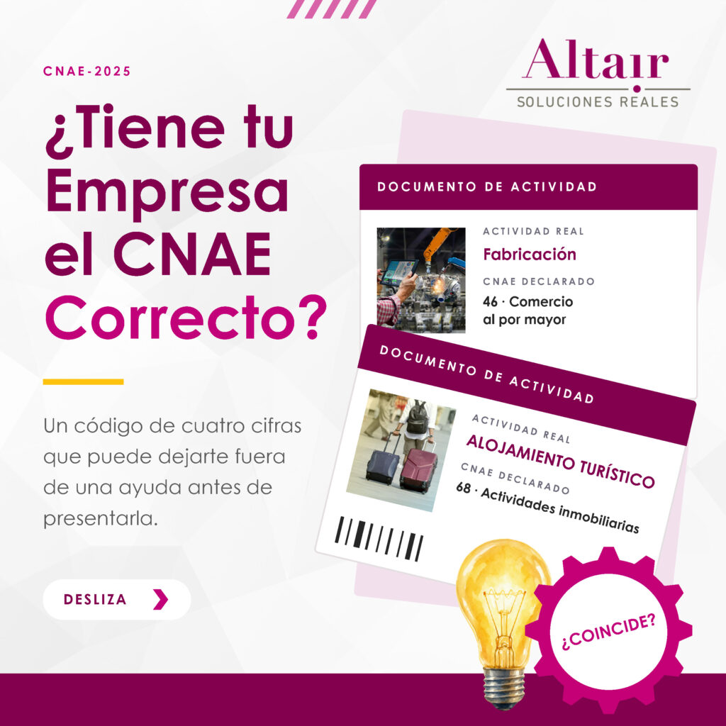 Tiene tu empresa el cnae correcto