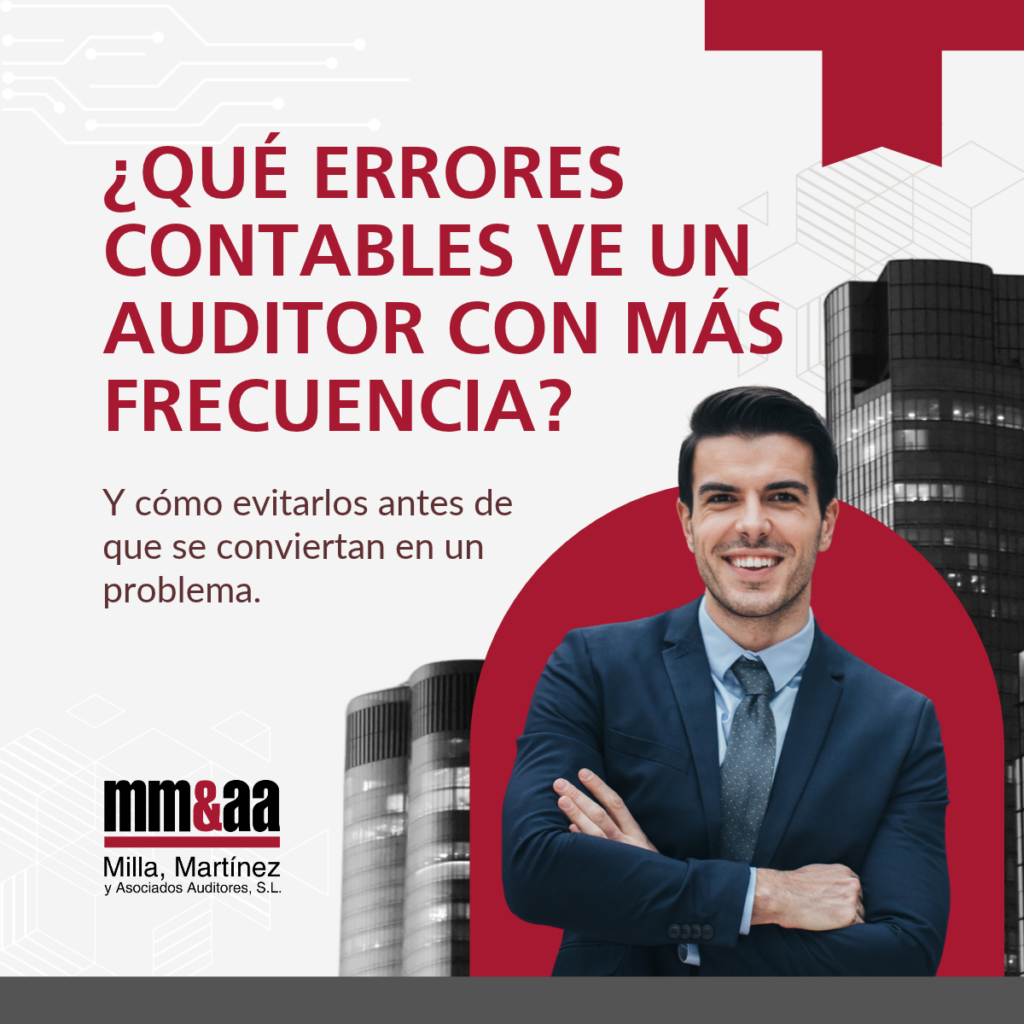 qué errores contables ve un auditor con más frecuencia